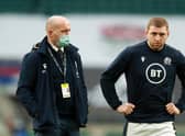 Gregor Townsend and Finn Russell repaired their relationship during lockdown but the fly-half has been dropped from Scotland's autumn squad. (Photo by David Rogers/Getty Images)