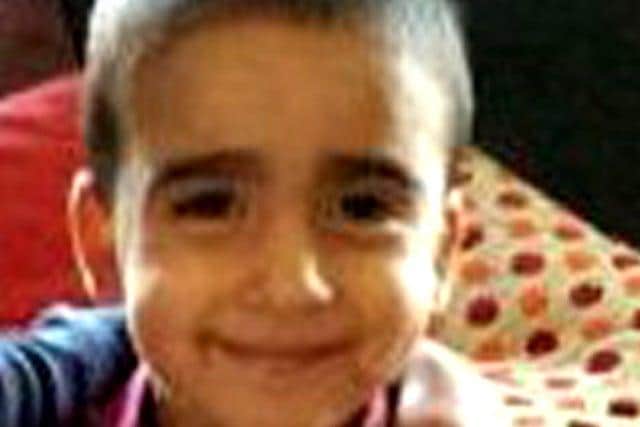 Little Mikaeel died two days after being beaten repeatedly by Adekoya following a family meal at a restaurant in January 2014