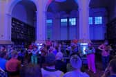 Tinderbox Collective performing at Edinburgh Central Library, August 2023. Pic: J Christie