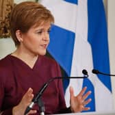 Nicola Sturgeon took part in a "virtual" First Minister's Questions