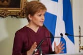 Nicola Sturgeon took part in a "virtual" First Minister's Questions