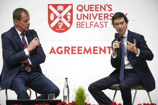 Alastair Campbell (left) and Rory Stewart do a podcast together, unfortunately.