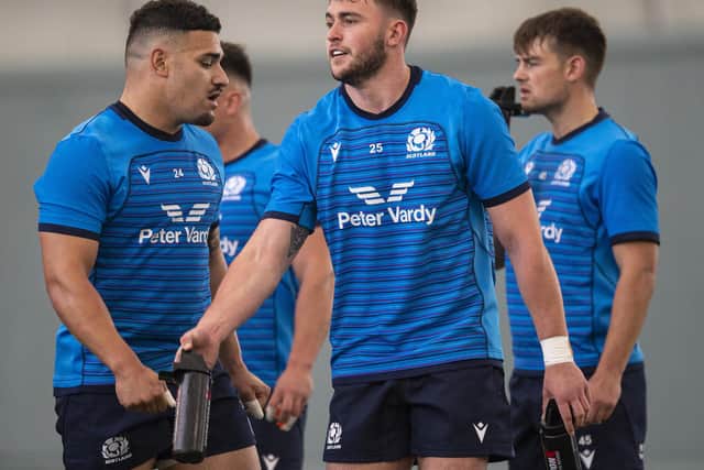 Sione Tuipulotu, Ollie Smith and Ross Thompson will all start against Chile. (Photo by Ross MacDonald / SNS Group)