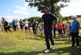 Phil Mickelson struggled to find his top level on day two of the LIV Invitational.