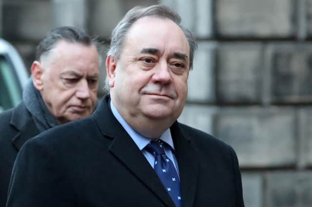 Alex Salmond was cleared in court earlier this year