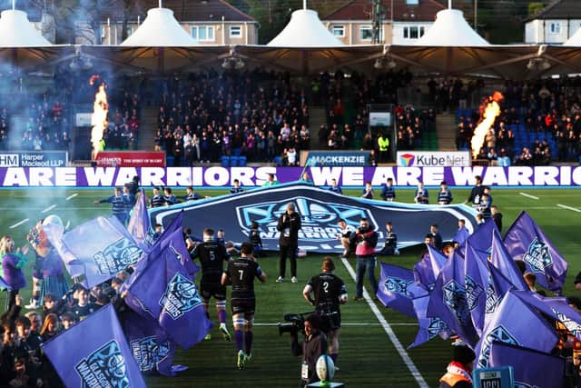 There has been an upsurge in interest in Glasgow Warriors who are currently top of the BKT URC with three rounds of fixtures remaining in the regular season. (Photo by Ross MacDonald / SNS Group)