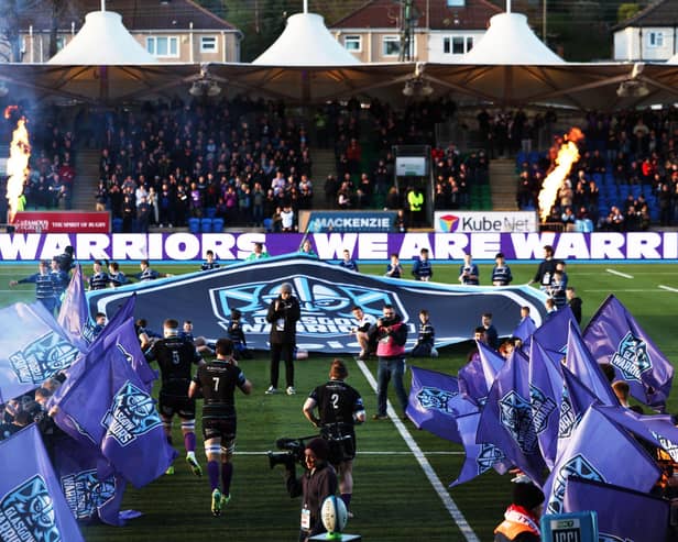 There has been an upsurge in interest in Glasgow Warriors who are currently top of the BKT URC with three rounds of fixtures remaining in the regular season. (Photo by Ross MacDonald / SNS Group)