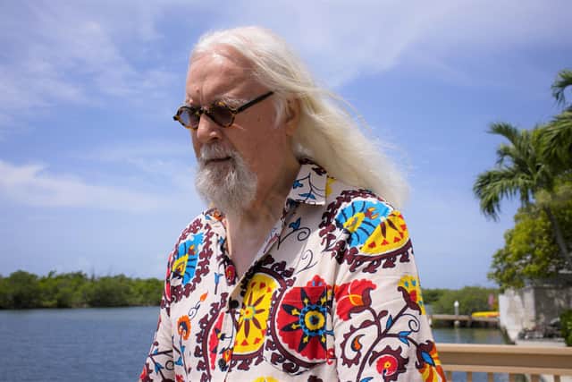 The new documentary series Billy Connolly Does was filmed at the comedy star's home in Florida.