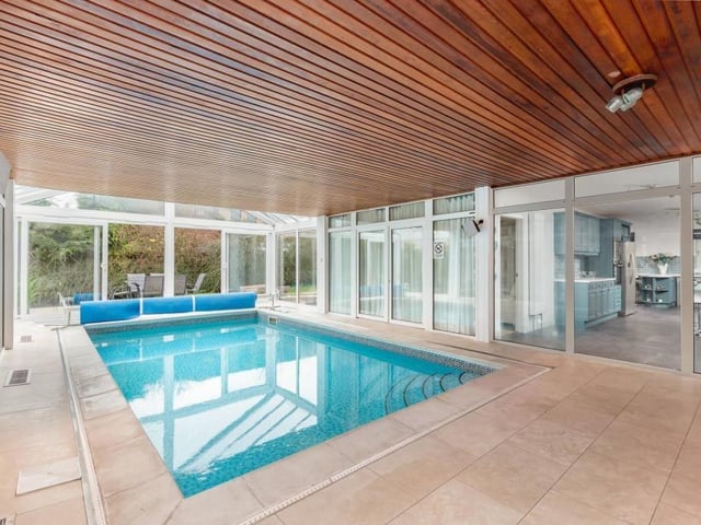 Pool room.