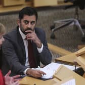 Is Humza Yousaf still such a prisoner of Nicola Sturgeon that he will continue her doomed legal battles? (Picture: Fraser Bremner/pool/Getty Images)
