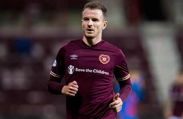 Andy Halliday is looking to become a trophy winner for Hearts. Picture: SNS