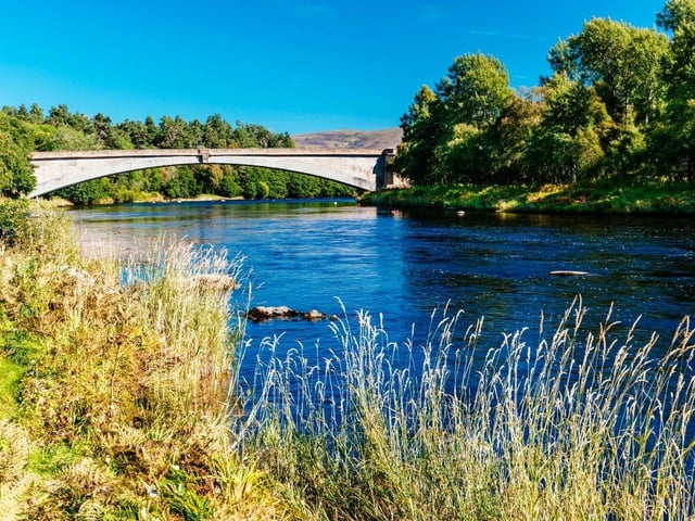 One of the world's more famous salmon fishing rivers, the River Spey travels from Loch Spey in the Highlands to the North Sea. It's roughly 107 miles long, making it the second longest Scottish river, although some people insist the next river in our list is slightly longer.