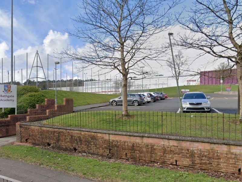 At Bathgate Academy, in West Lothian, 49 per cent of pupils left with at least five Highers in 2022. This is 19 percentage points better than its virtual comparator.