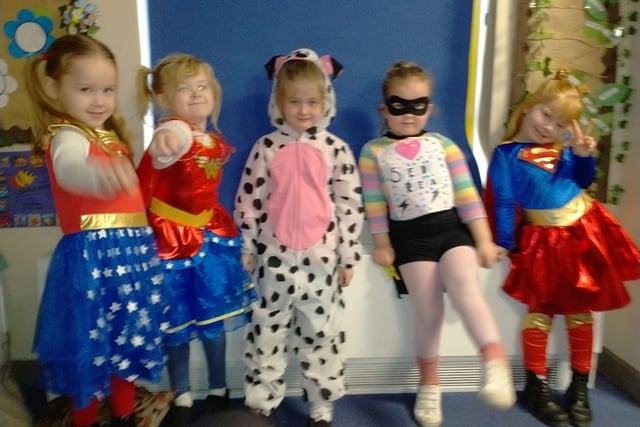 Superheroes and animals were popular choices for many children