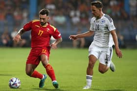 Sead Haksabanovic (left) plays his international football with Montenegro. (Photo by Filip Filipovic/Getty Images)