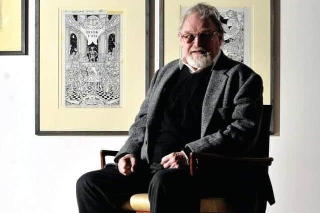 Glasgow-born author and artist Alasdair Gray.