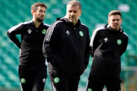 Celtic manager Ange Postecoglou says his team will stick to their attacking principles away to Real Betis despite a raft of call-offs.  (Photo by Alan Harvey / SNS Group)