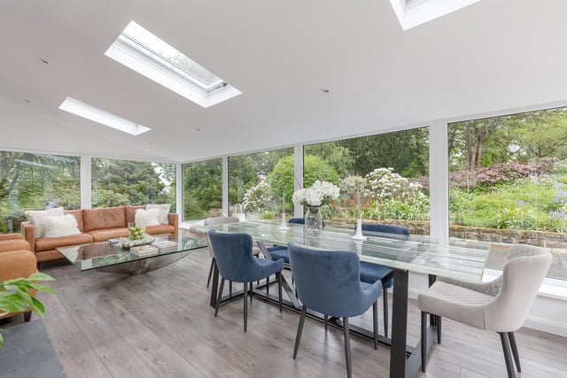 The owners currently use the space as an open-plan dining and living area