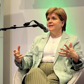 Former Scottish first minister Nicola Sturgeon at a recent festival appearance in Belfast (Picture: Claudia Savage/PA Wire)