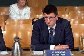 John-Paul Marks, the new permanent secretary, was giving evidence to the Scottish Parliament