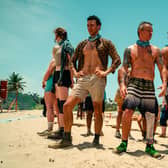 Life's a beach for the contestants in Survivor