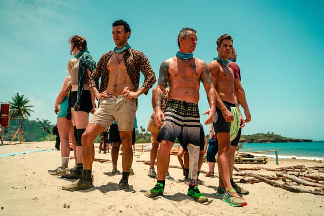 Life's a beach for the contestants in Survivor