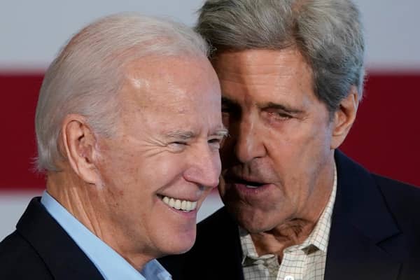 Joe Biden and John Kerry, old men who remember the lessons of the past, may be the ones to finally galvanise the world into action against climate change (Picture: Win McNamee/Getty Images)