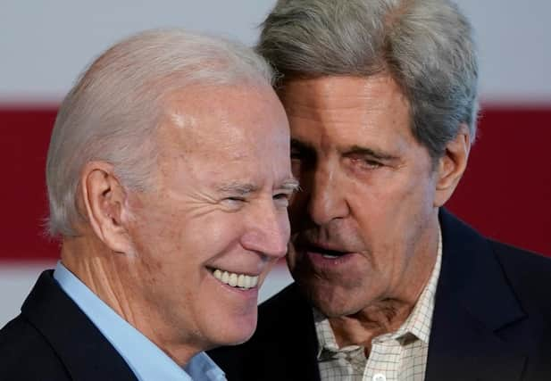 Joe Biden and John Kerry, old men who remember the lessons of the past, may be the ones to finally galvanise the world into action against climate change (Picture: Win McNamee/Getty Images)