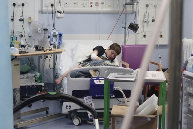 Felix is one of three youngsters in the UK taking part in a pioneering gene therapy trial which it is hoped can help slow progression of his condition