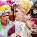 Peter Duncan and Adam Price as the Ugly Sisters
