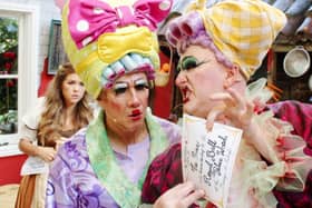 Peter Duncan and Adam Price as the Ugly Sisters
