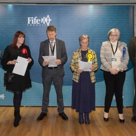The result of the Buckhaven by-election is announced (Pic: Fife Council)