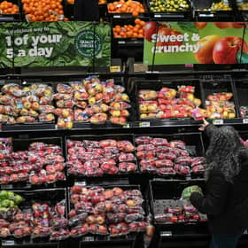 UK food prices on track to rise by 50 per cent since the start of the cost-of-living crisis. (Picture: Justin Tallis/AFP via Getty Images)