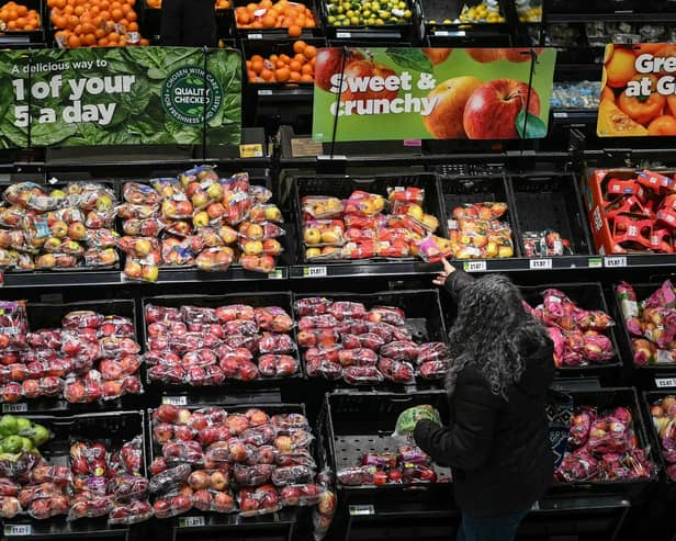UK food prices on track to rise by 50 per cent since the start of the cost-of-living crisis. (Picture: Justin Tallis/AFP via Getty Images)