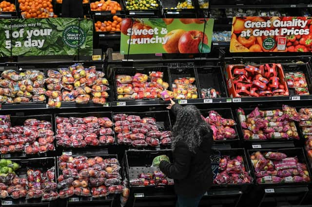 UK food prices on track to rise by 50 per cent since the start of the cost-of-living crisis. (Picture: Justin Tallis/AFP via Getty Images)