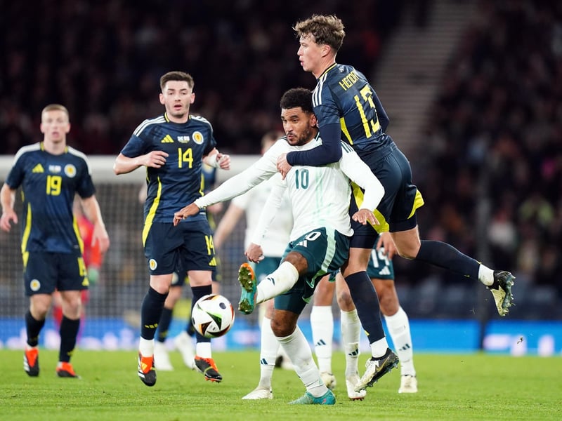 Caused a couple of problems when Northern Ireland sprung on the break. Asked to start off a lot of attacks as the visitors sat deep. Presented with a half-chance at back post as Scotland searched for a leveller. 6