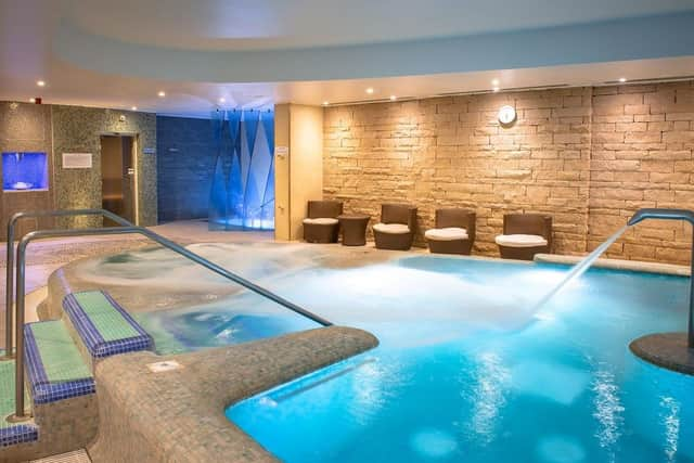 The hydrotherapy pool in the Old Course Hotel's Kohler Waters Spa. Pic: Contributed