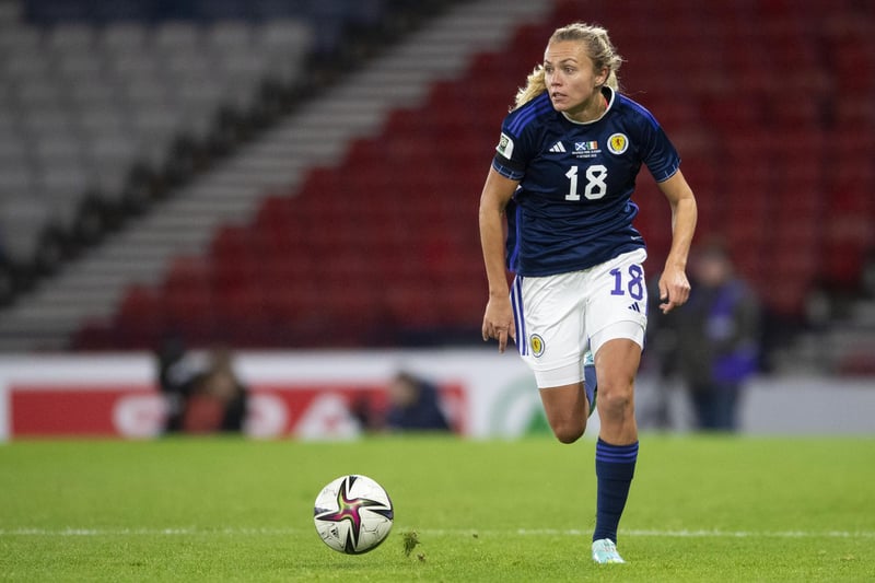 Was tireless up top for Scotland and put in a real shift as she captained the side in London.