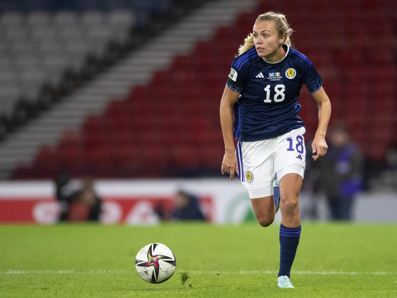 Was tireless up top for Scotland and put in a real shift as she captained the side in London.