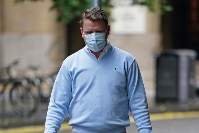 Paul Ritchie arrives at Southwark Crown Court in London