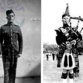 Angus Ferguson, from Lewis, a piper with the Seaforth Highlanders who was held a POW for five years after being captured in France in 1940. After returning home, he played with the Lewis Pipe Band for 25 years. PIC: Kinloch Heritage Society/Contributed.
