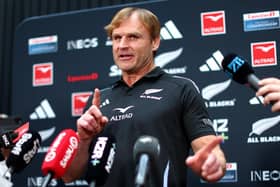 There is a lot of goodwill being shown to All Blacks coach Scott Robertson regardless of the result against Argentina. (Photo by Phil Walter/Getty Images)