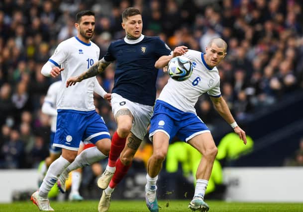 Lyndon Dykes impressed for Scotland after coming on against Cyprus.