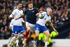 Lyndon Dykes impressed for Scotland after coming on against Cyprus.