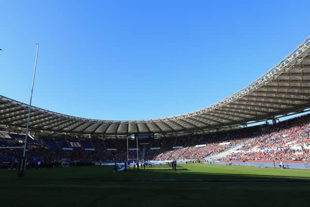A general view of the Stadio Olimpico ahead of Italy's Six Nations match with Scotland