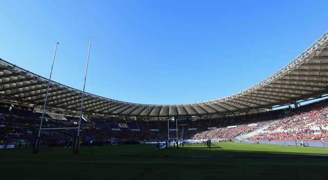 A general view of the Stadio Olimpico ahead of Italy's Six Nations match with Scotland