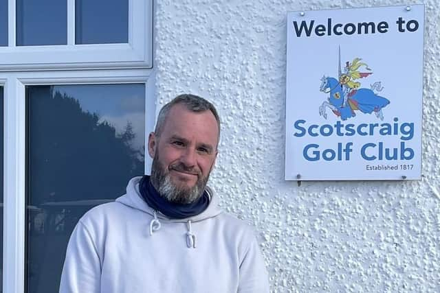 Three-time Scottish PGA champion Chris Kelly has joined Scotscraig after being reinstated as an amateur. Picture: Scotscraig Golf Club.