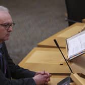 The Lord Advocate, James Wolffe QC, answers questions at the Salmond inquiry committee of MSPs (Picture: Fraser Bremner/pool/Getty Images)