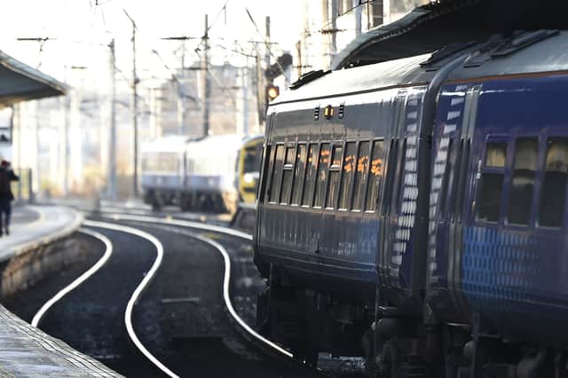The woman was on a train travelling between Polmont and Edinburgh Waverley when she fell asleep at 7.21am on April 20