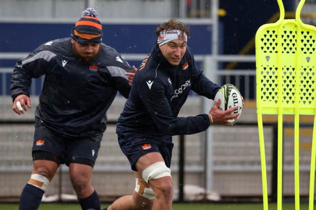 Edinburgh's Jamie Ritchie was injured in training. (Photo by Craig Williamson / SNS Group)